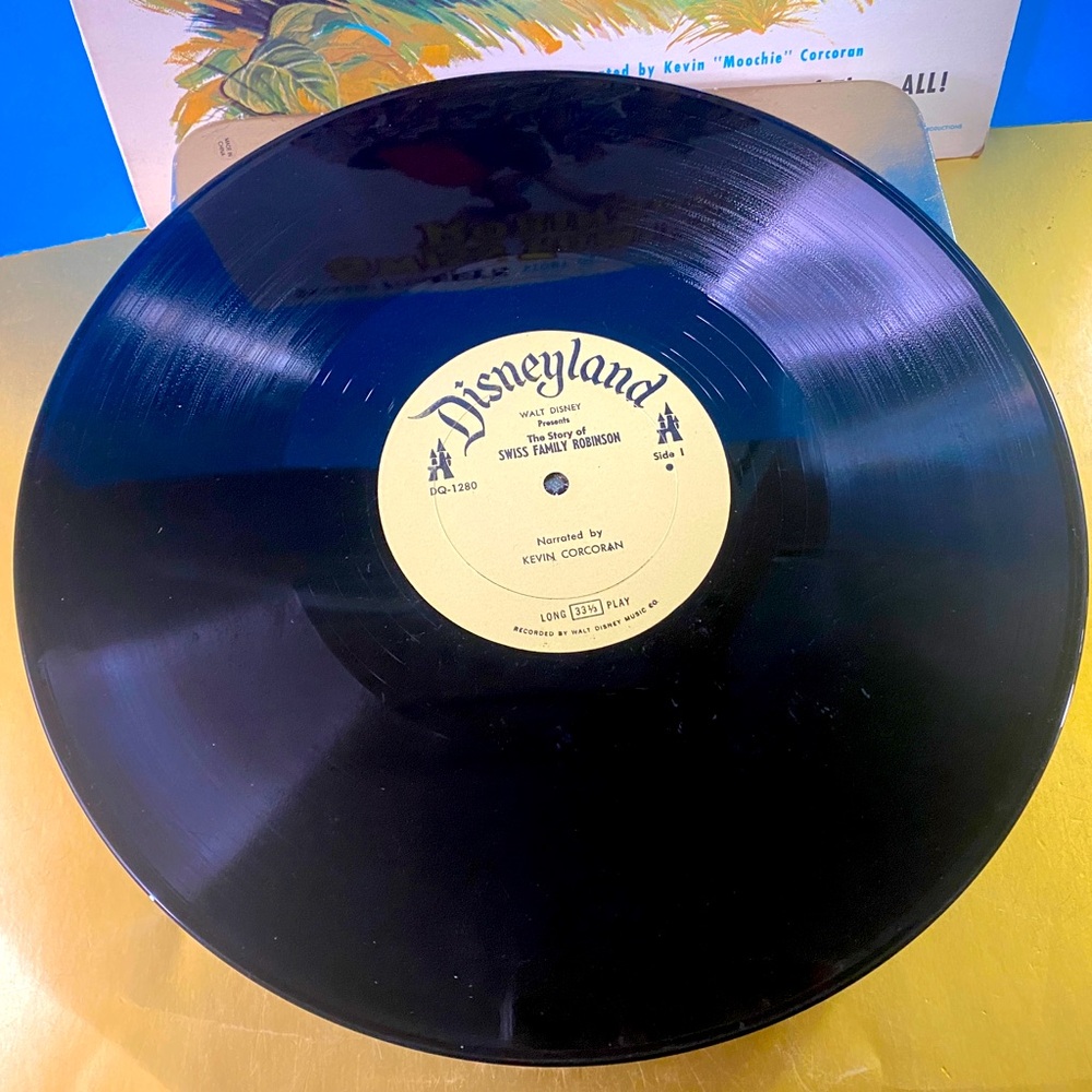 Walt Disney’s Swiss Family Robinson Disneyland Vintage Vinyl Record DQ-1280 12” - Picture 15 of 15